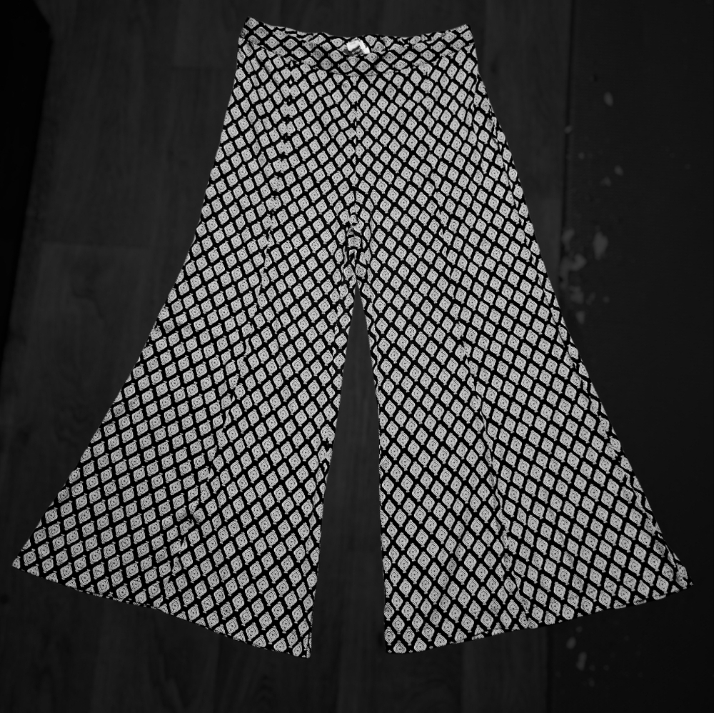 NWOT Anthropologie Saturday Sunday Wide Leg Printed Pull-on Lounge Pants Size S